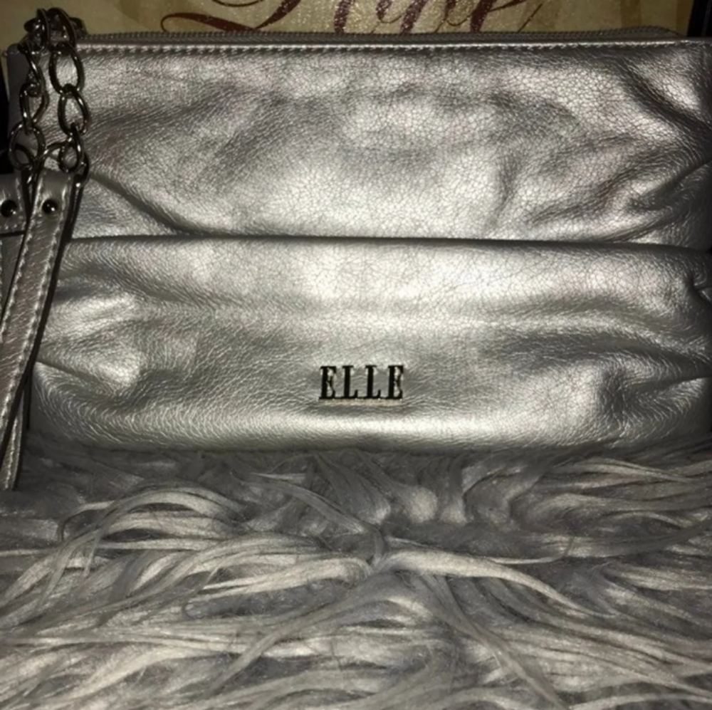 ELLE Silver Wristlet
